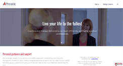 Desktop Screenshot of pinnacletherapy.co.uk